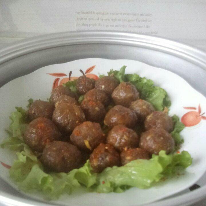 不用油炸的猪肉莲藕丸子