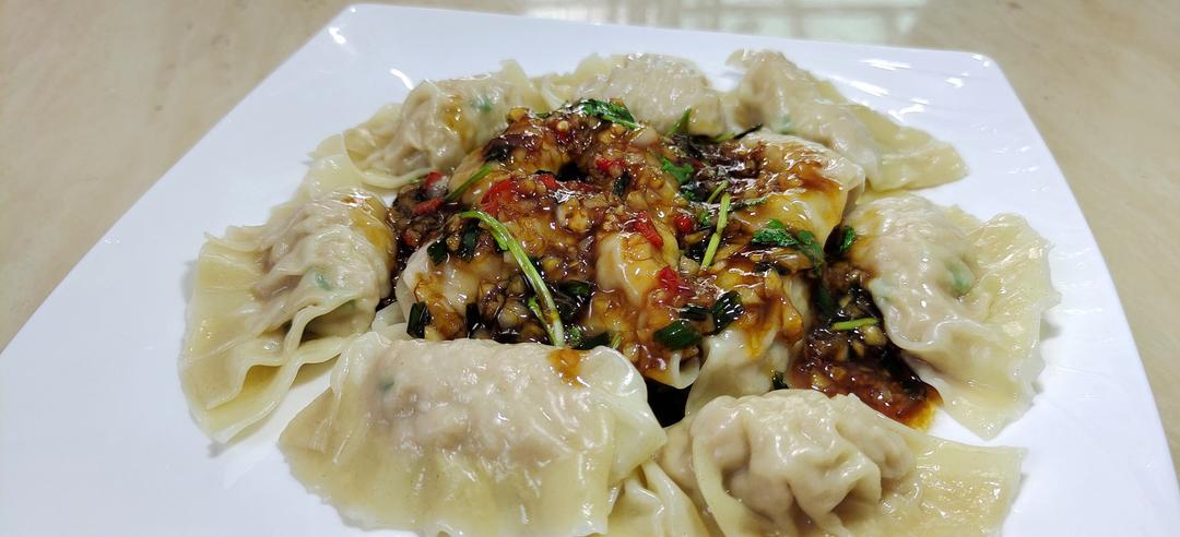 鲜虾白菜猪肉饺子