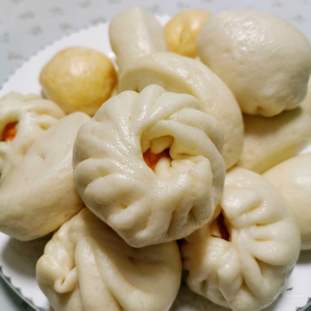牛奶馒头（番薯泥馒头）