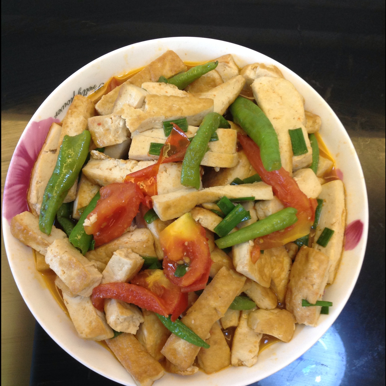西红柿烧豆腐