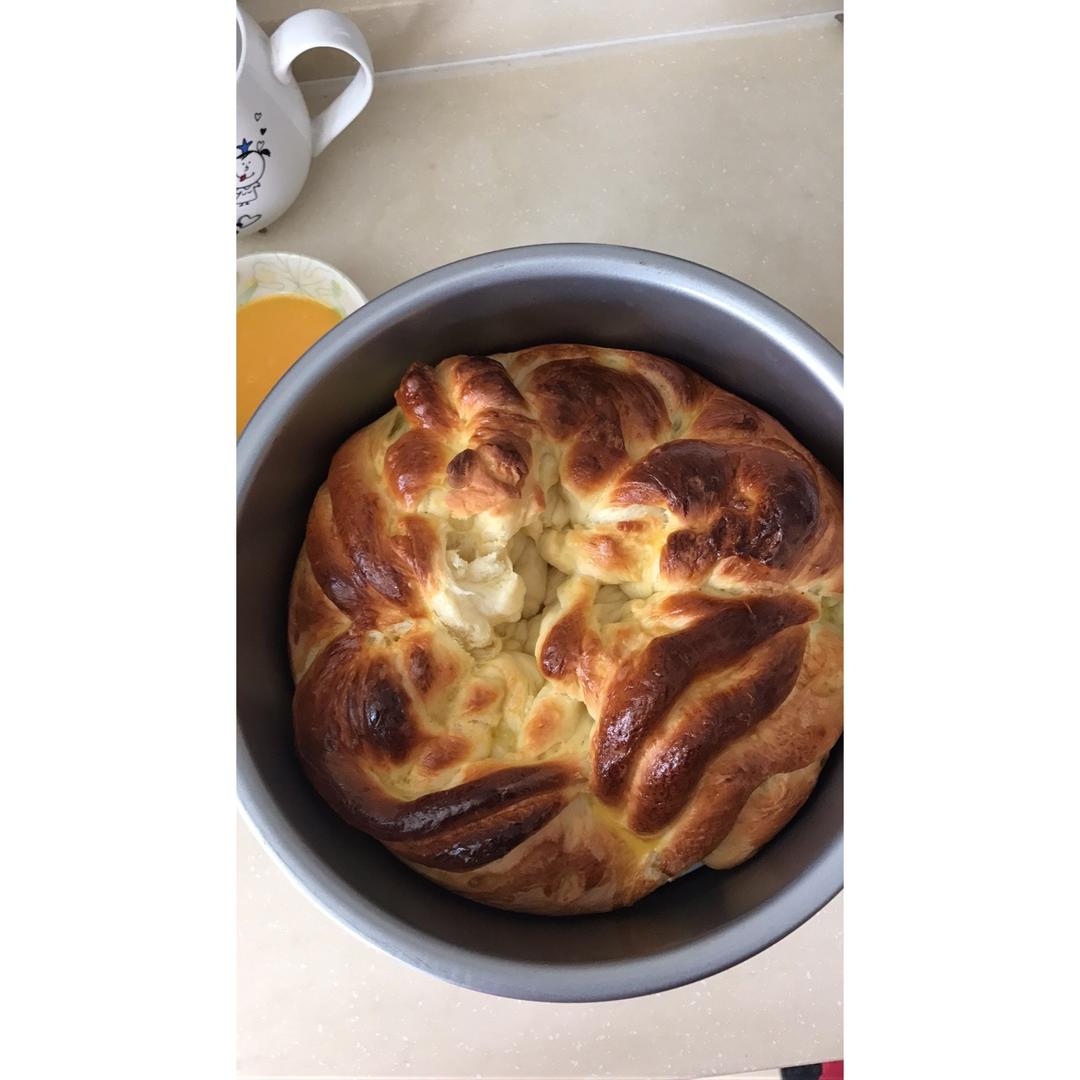 手撕千层花朵面包