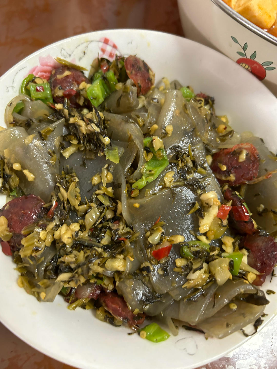 软糯Q弹的家常肉末酸菜粉皮