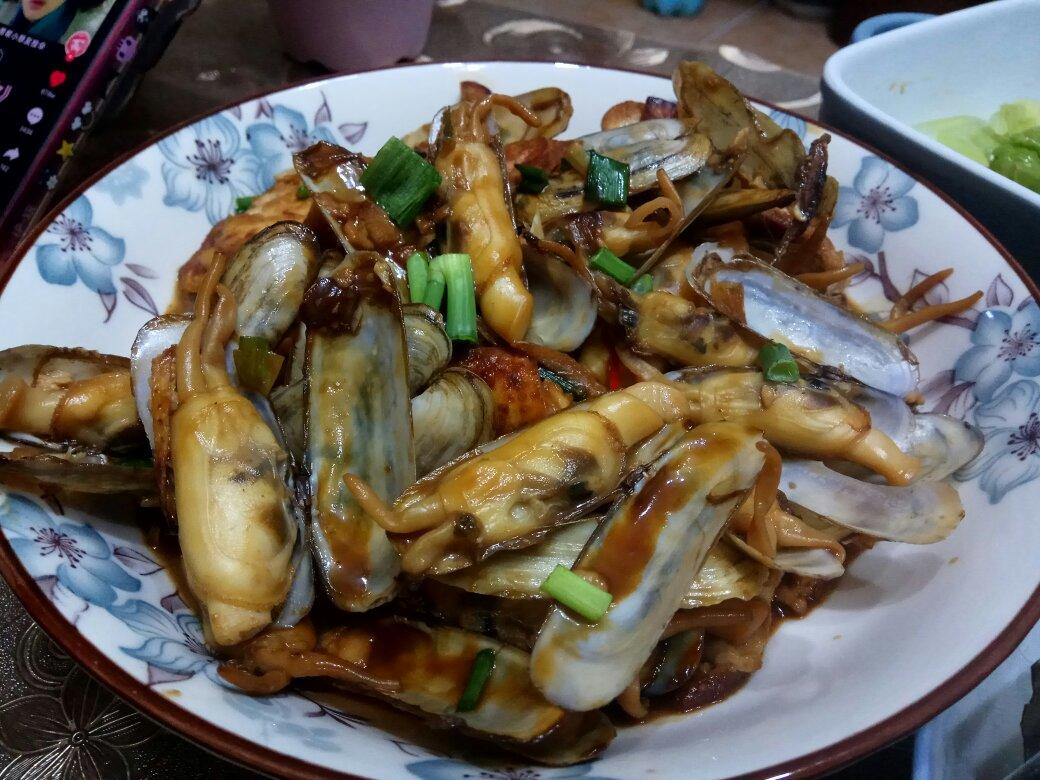 小岛上—酱爆蛏子