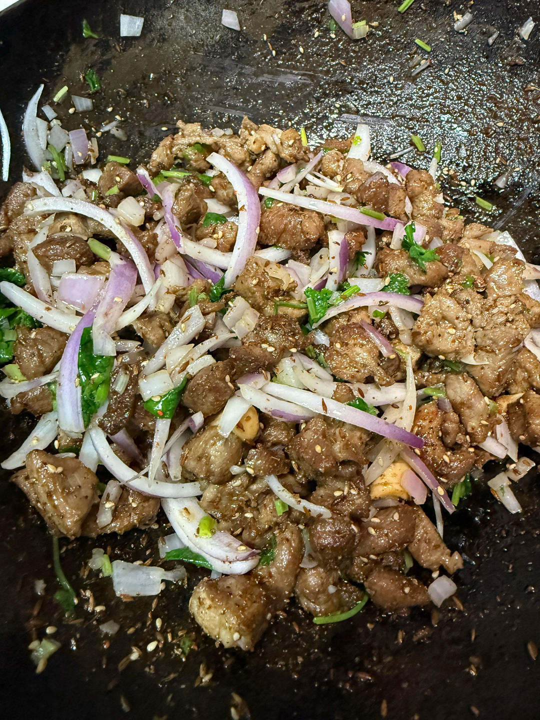 厨师长教你：“孜然羊肉”的家常做法，香味浓郁，简单易学，收藏