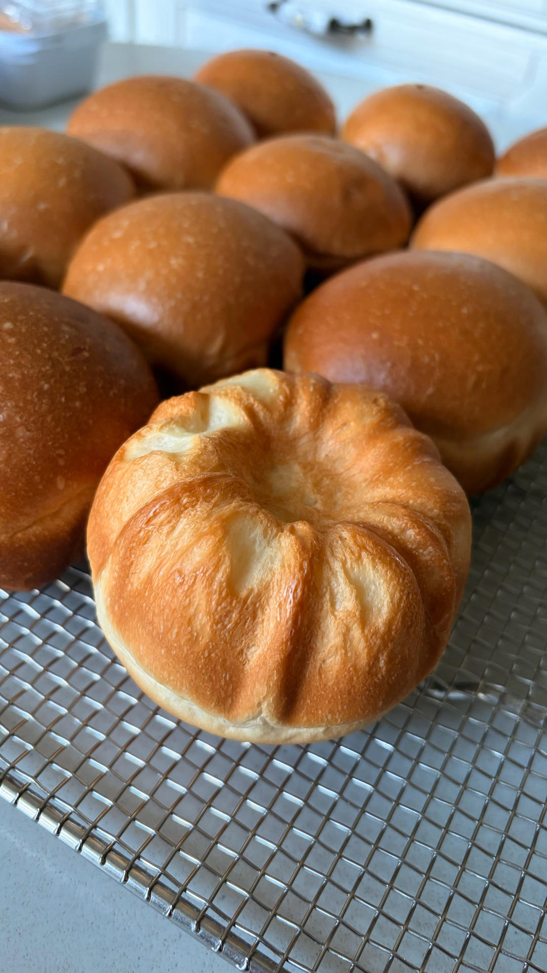 软软萌萌的紫米小面包