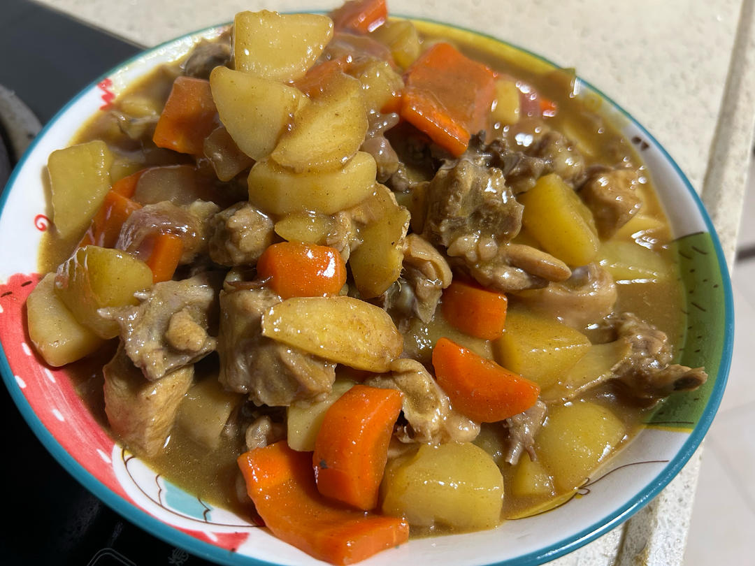 土豆咖喱鸡肉