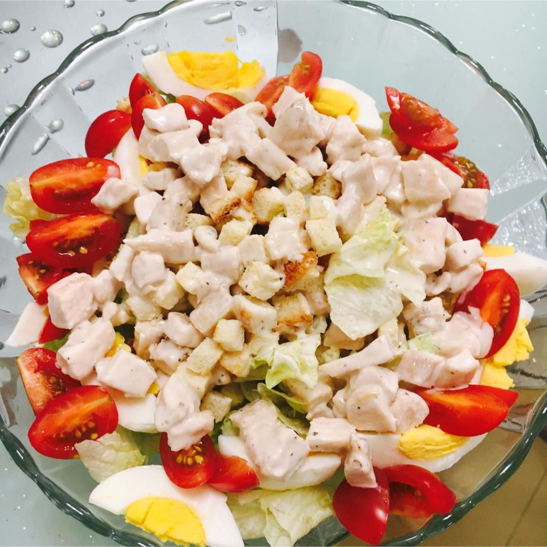 【Gordon的家庭烹饪】凯撒鸡肉沙拉