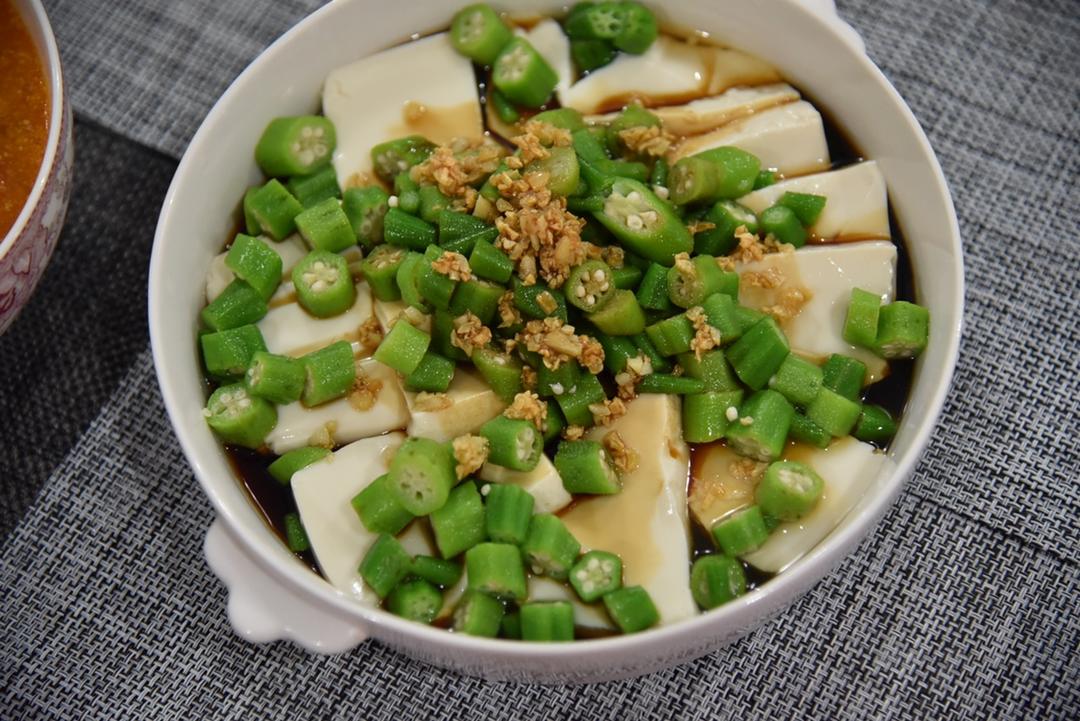 秋葵嫩豆腐&秋葵存储小方法