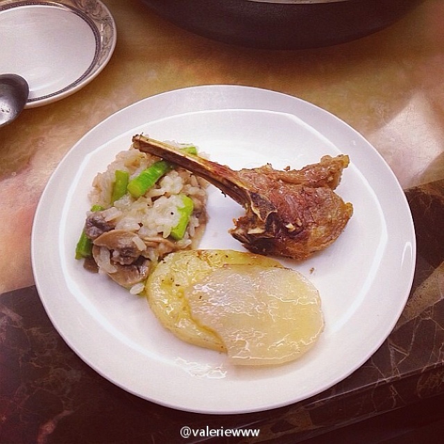 芦笋口蘑意大利饭risotto