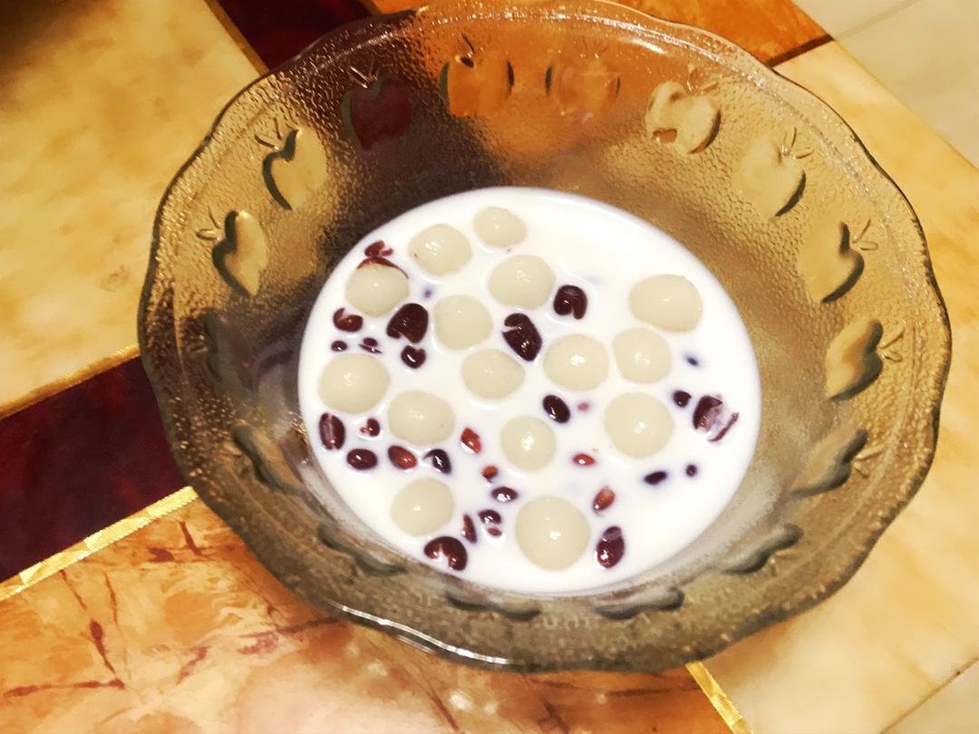 比奶茶还好喝的奶香红豆小丸子
