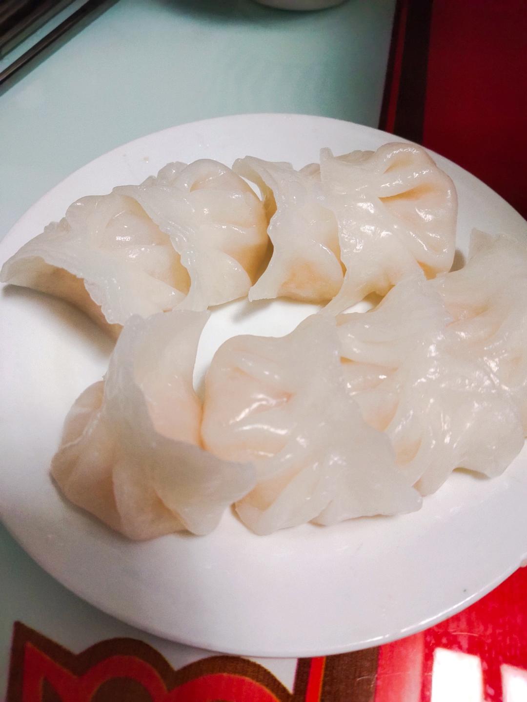 弯梳虾饺