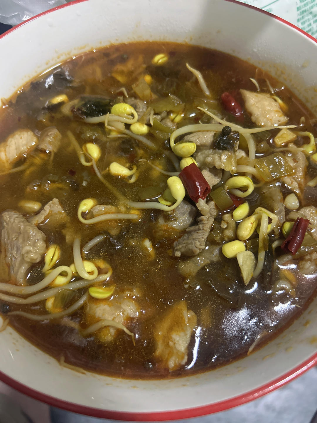 开胃解腻又好吃的酸菜滑肉！