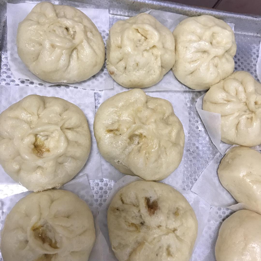 鲜肉大葱肉包（教你水打馅）