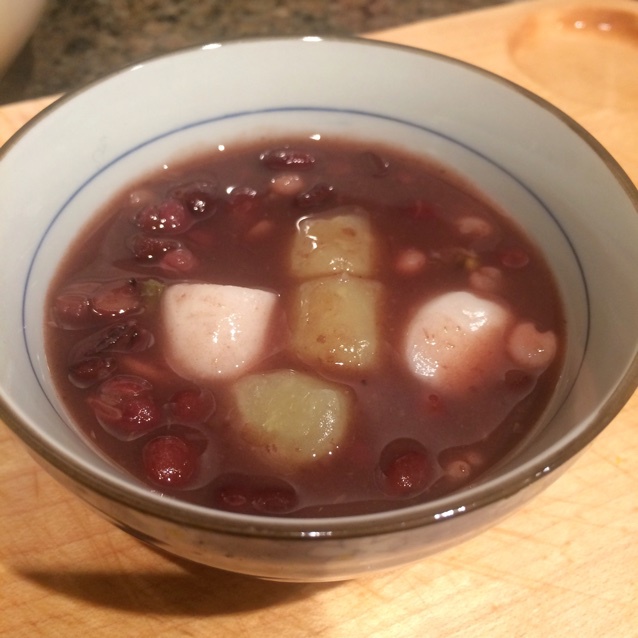芋圆红豆汤