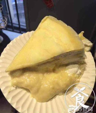 榴莲千层蛋糕#皮黑森林#