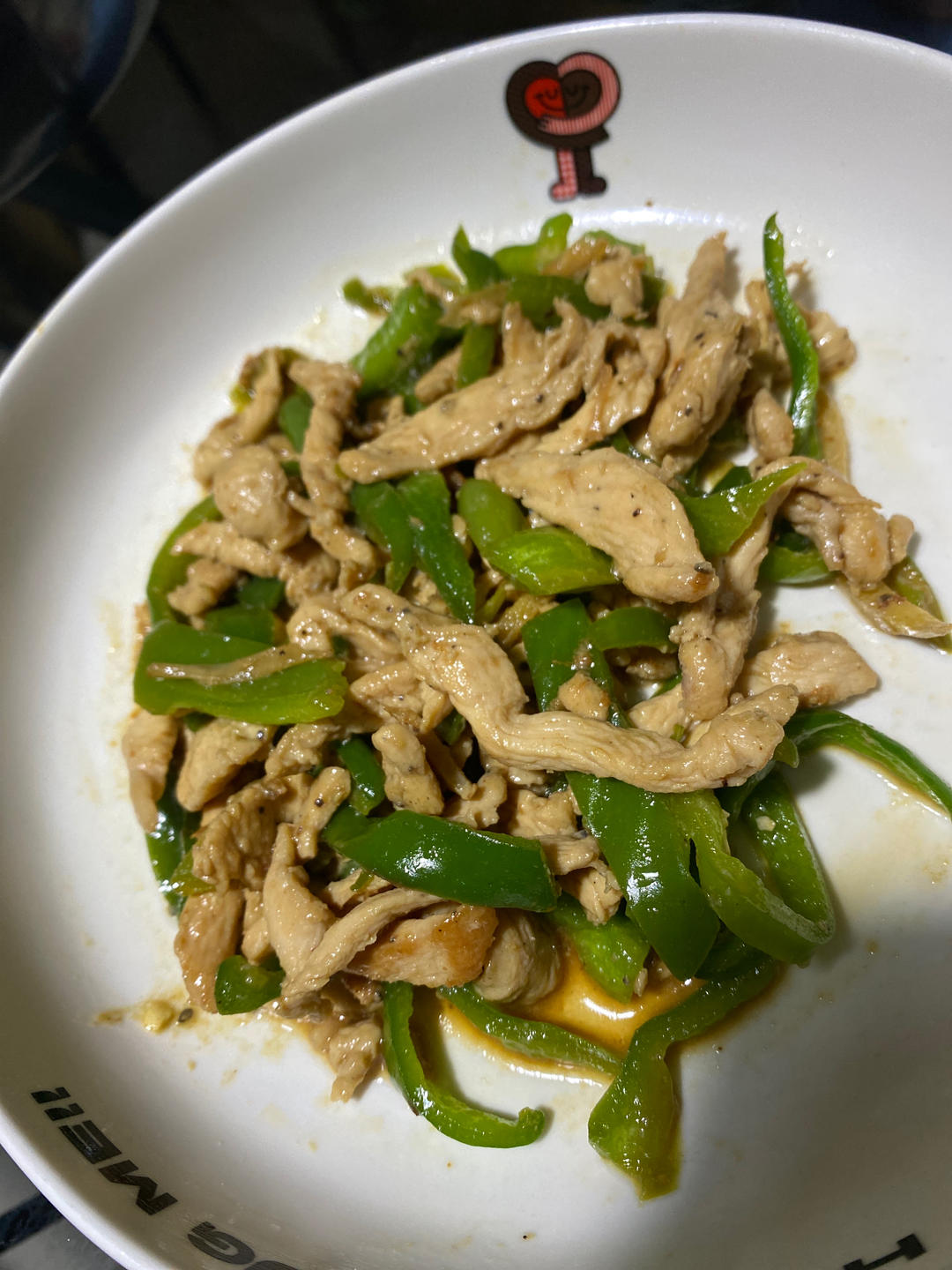 鸡胸肉炒青椒(低脂又美味)