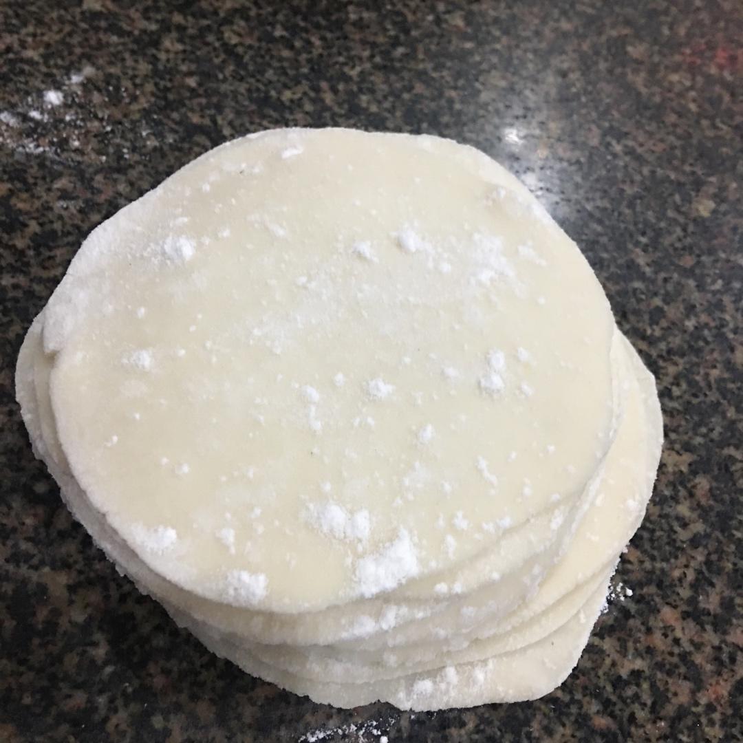 手工揉面三分钟，又韧又薄又好包的饺子皮