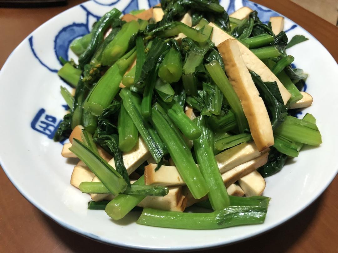 干煸香干青菜