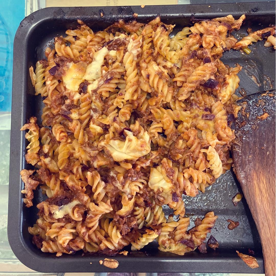 超级美味的芝士肉酱焗意粉