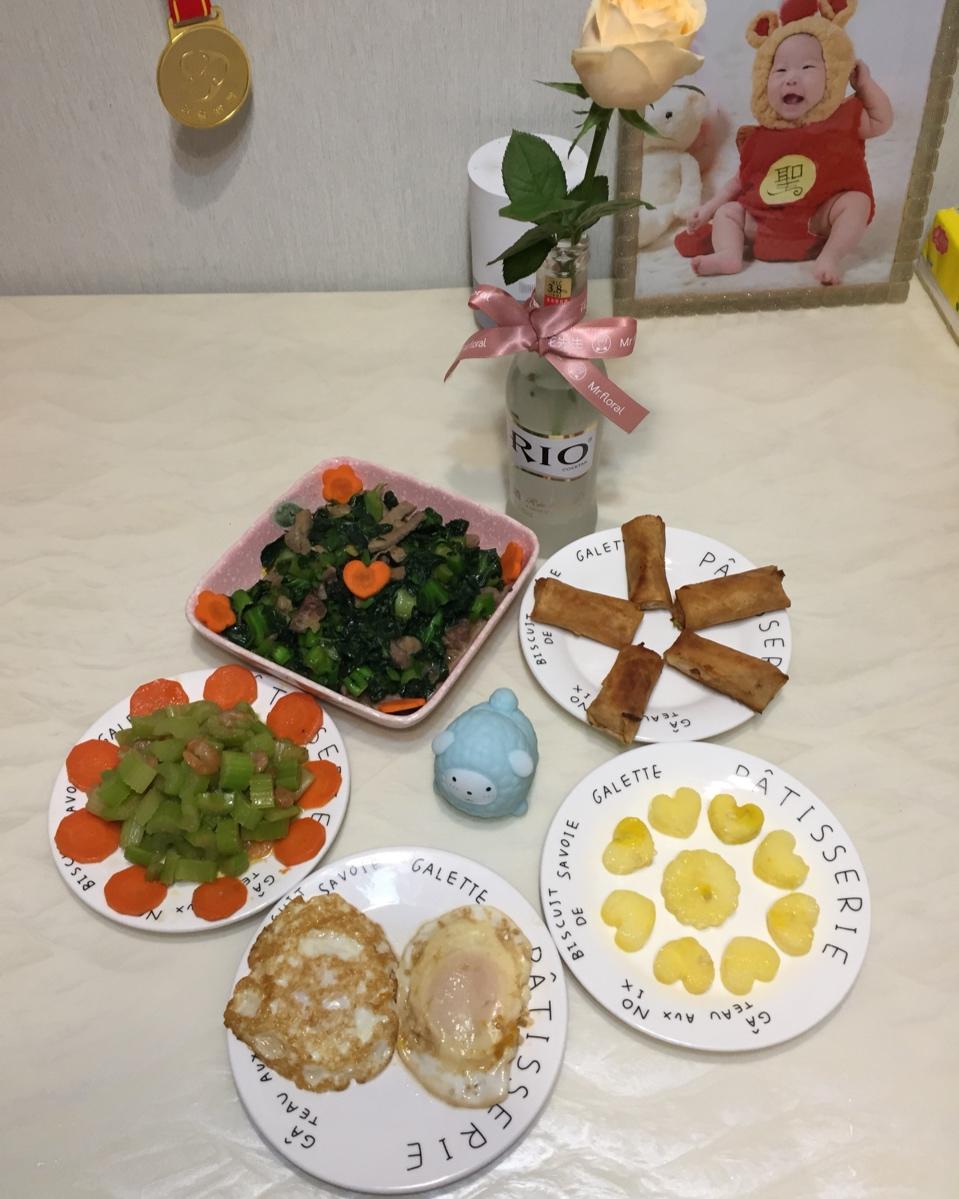 西芹炒虾仁