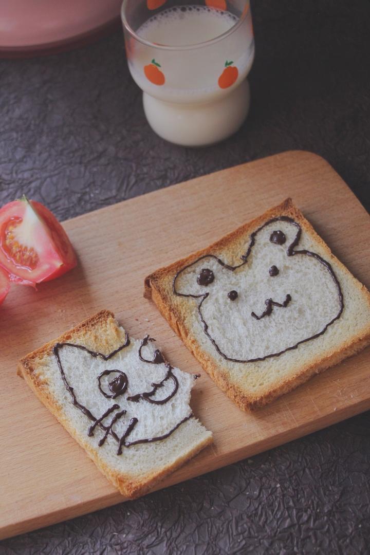可爱到犯规的手绘烤吐司🍞巨简单❗️孩子最爱❗️