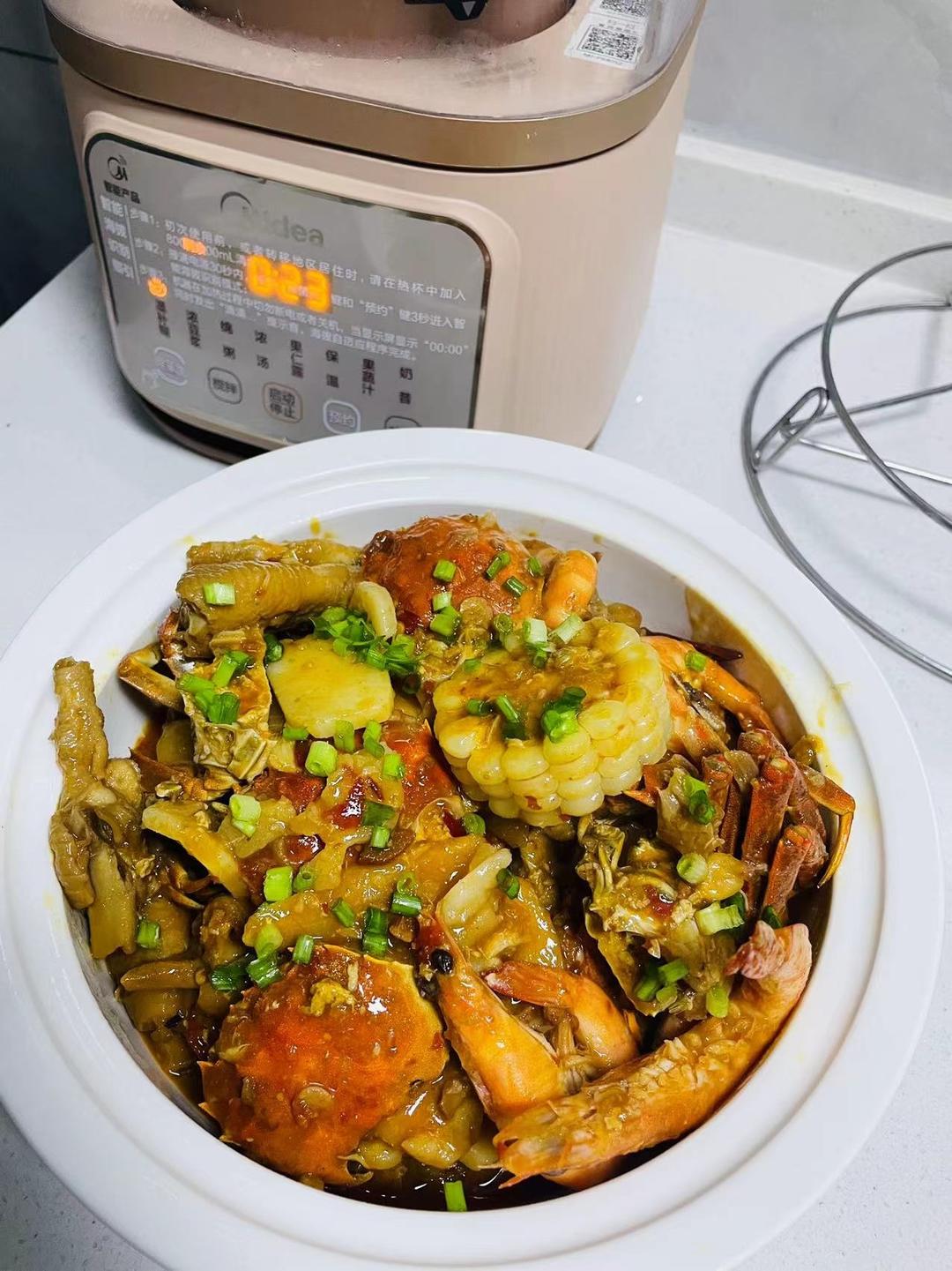 鸡爪明虾肉蟹煲：最终教程