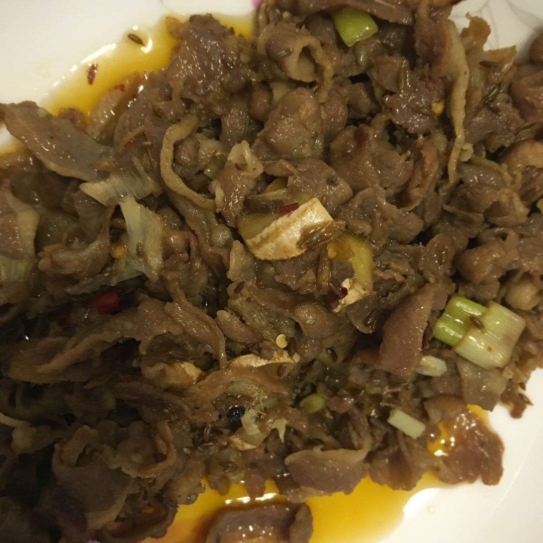 葱爆羊肉