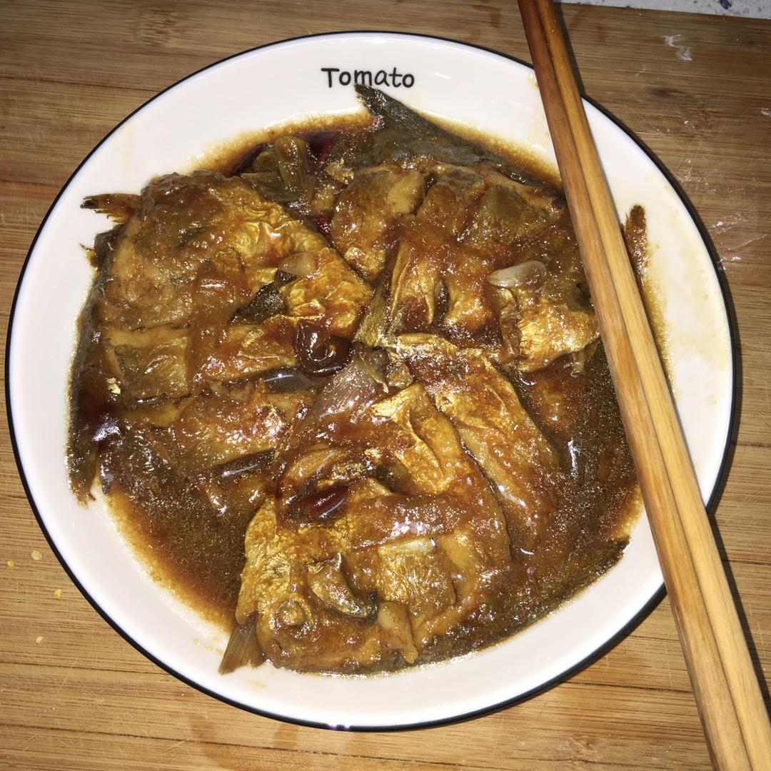 家常红烧鲳鱼