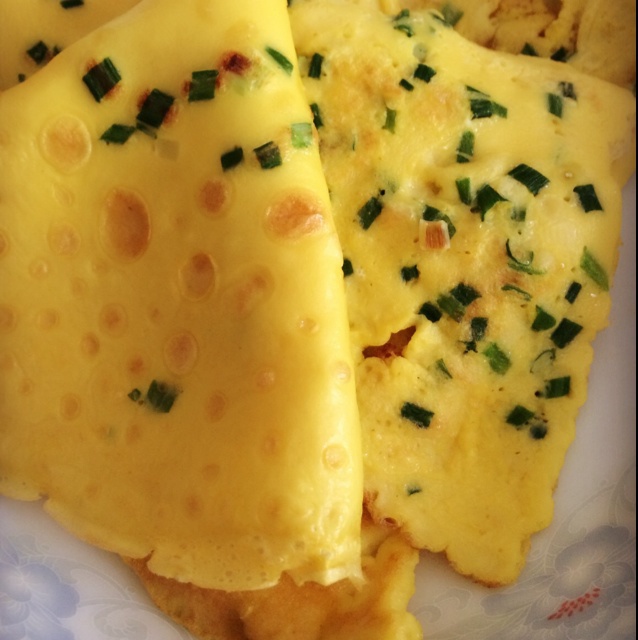 葱花鸡蛋饼