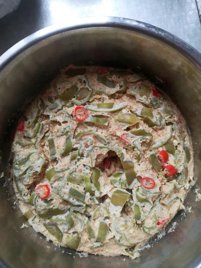 鸡蛋辣椒焖子（鸡蛋辣椒酱）