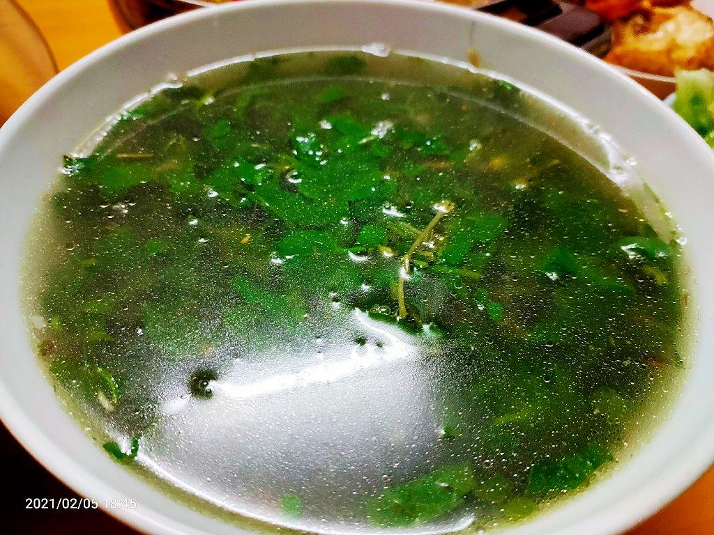 肉末雷公根汤