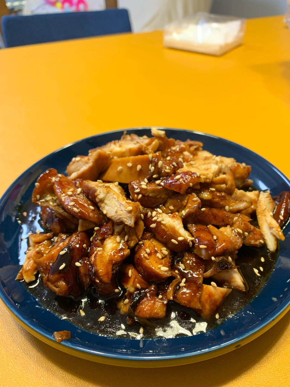 不放一滴油的照烧鸡腿饭