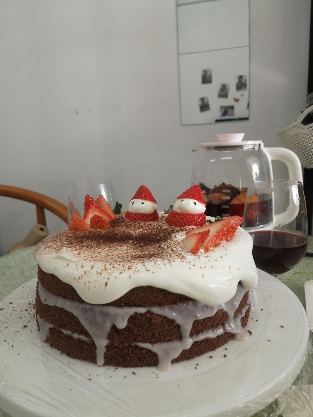 可可戚风蛋糕～8寸～百分百成功