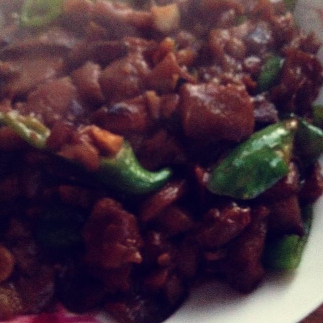 素烧圆茄子