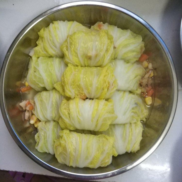 肉酿白菜卷