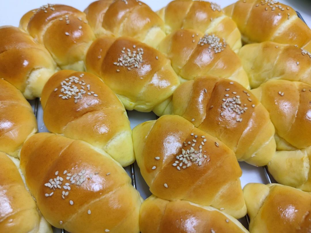牛奶面包卷（直接法）