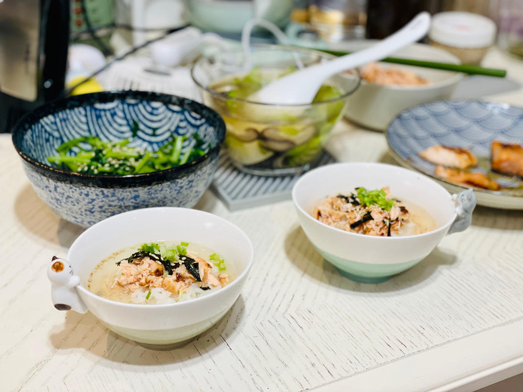 日式鲑鱼茶泡饭