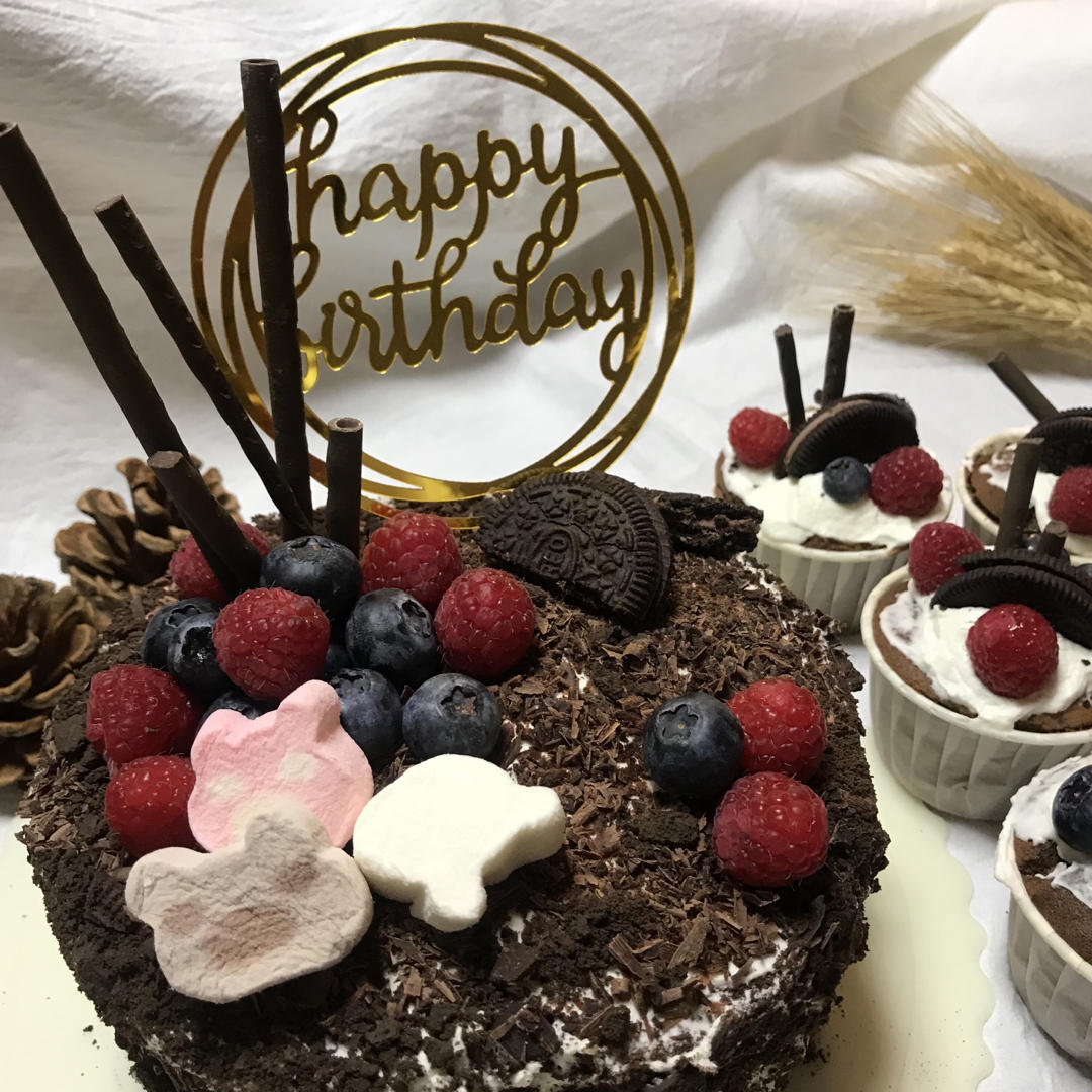 不消泡的巧克力戚风