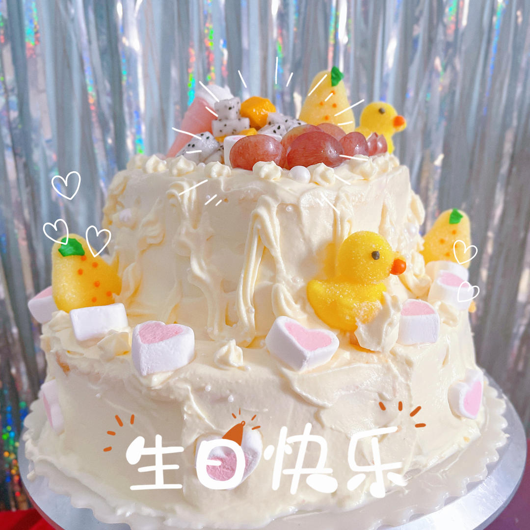 戚风蛋糕（8寸）