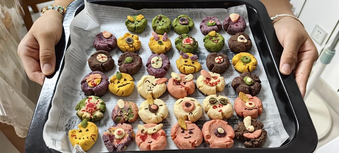 万圣节🎃玛格丽特饼干丨可爱搞怪又好吃！