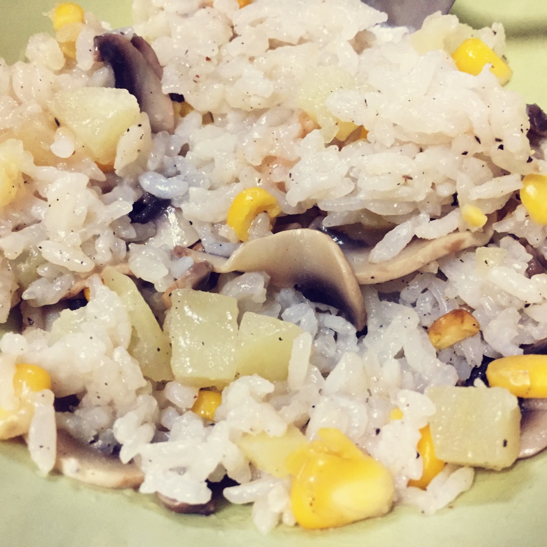 寒稻香蘑饭