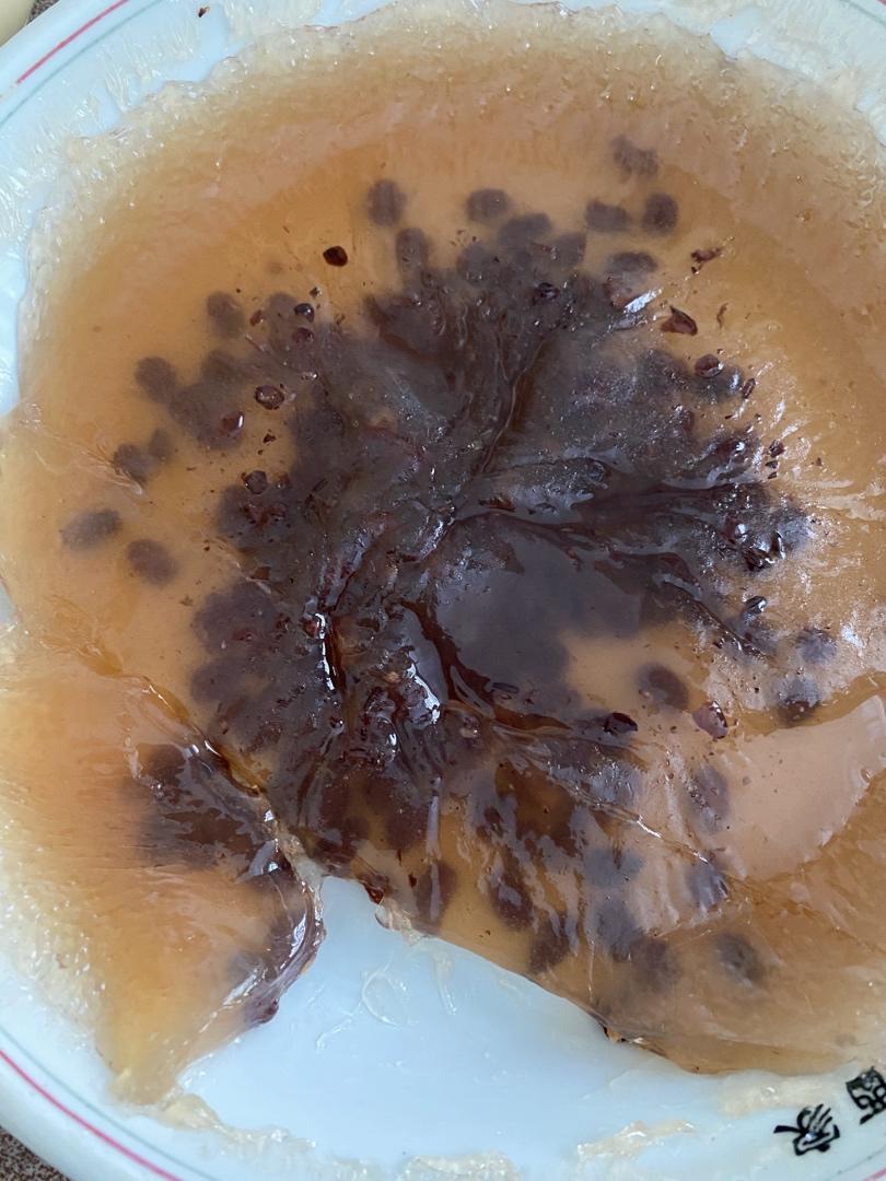 藕粉红豆糕