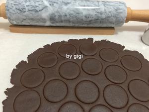 抹茶巧克力饼干的做法 步骤6