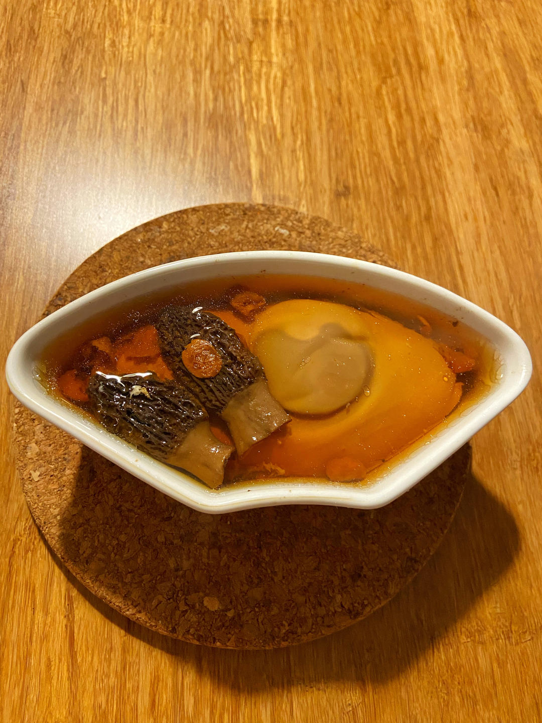 鸡蛋肉饼汤