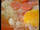 电饭锅版番茄火腿鸡蛋面