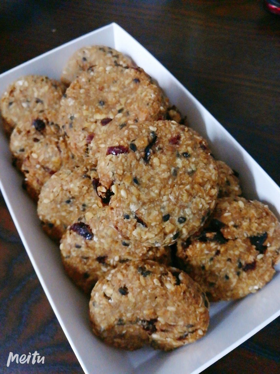 少糖无油燕麦减脂期代餐饼干