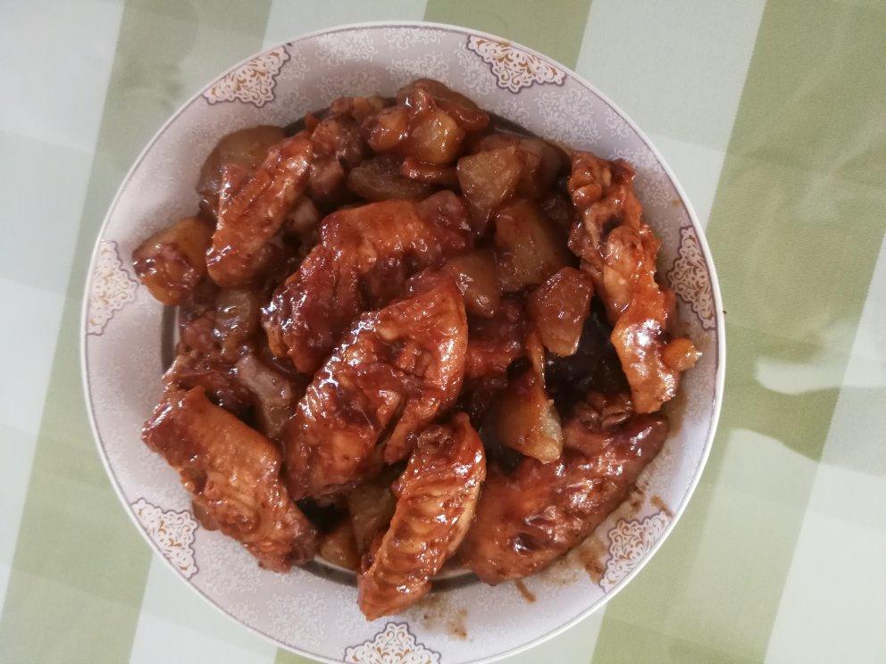 土豆炖鸡翅（快手零失败）