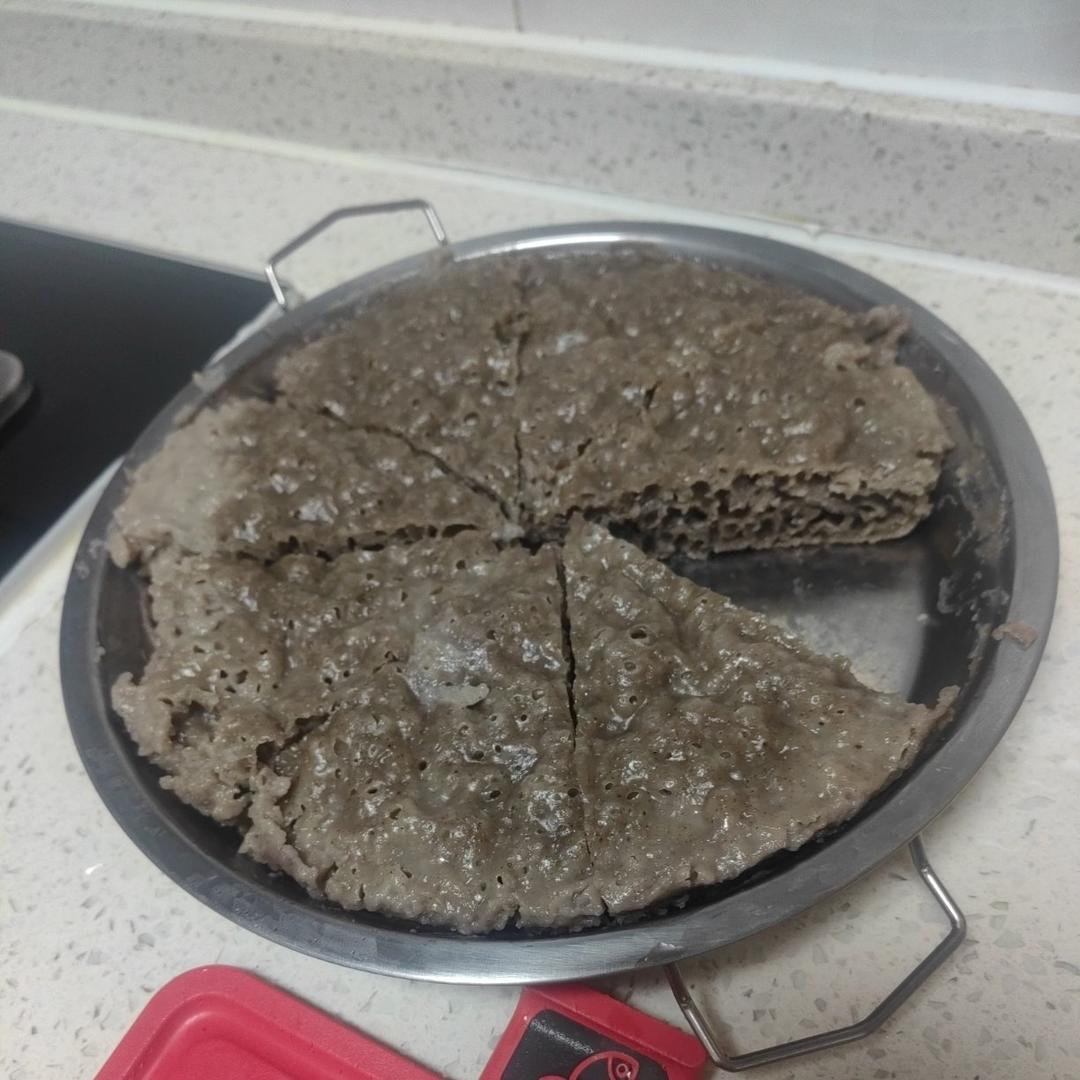 不加面粉！纯大米桂花发糕，搅一搅就成功