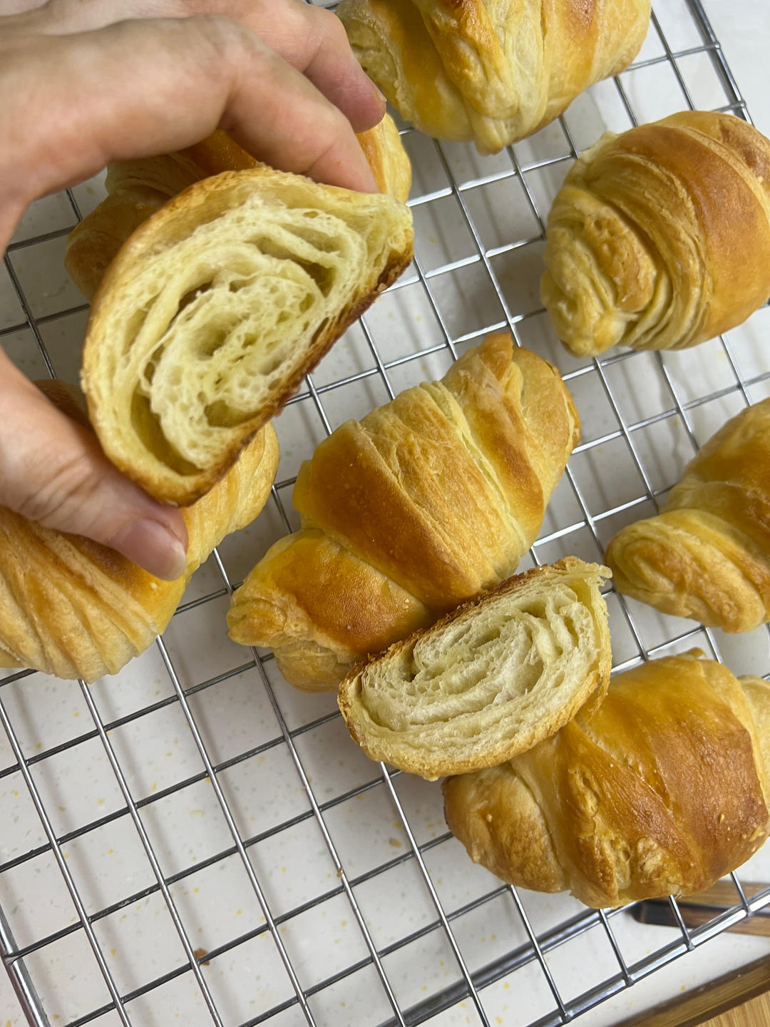 超级详细的可颂牛角包教程