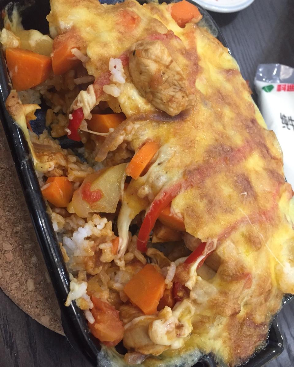 番茄鸡肉浓情焗饭【两人份】